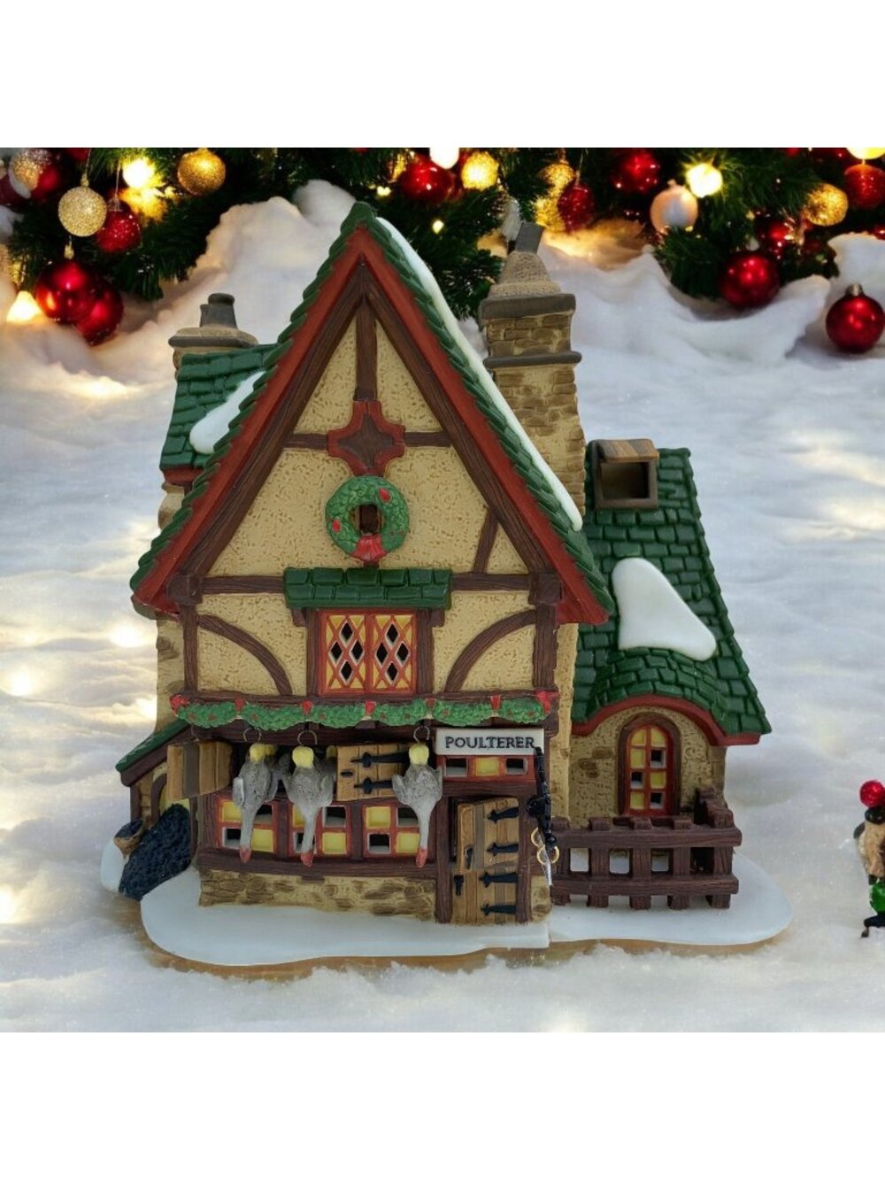 Dept 56 Leacock Poulterer (Revisited) Dickens Village Lighted Building from 1997